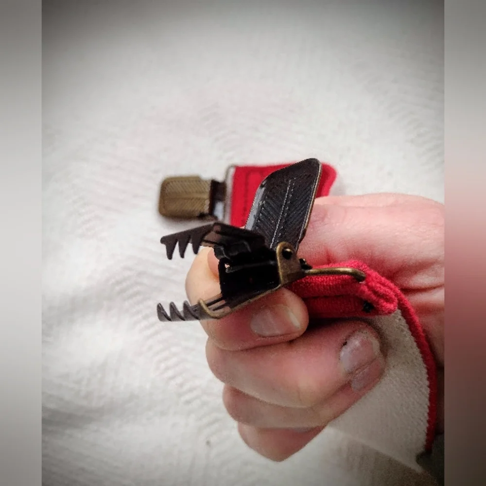 Filson Early 90's/Late 80's Vintage Red Logger Suspenders, Clip-on X-Back - Picture 11 of 12